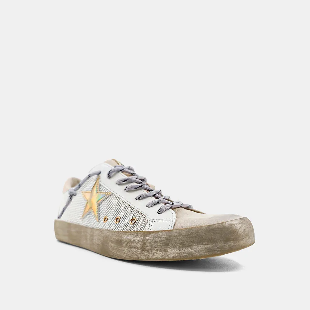 Shu Shop Paula Sneakers - Bone Mesh