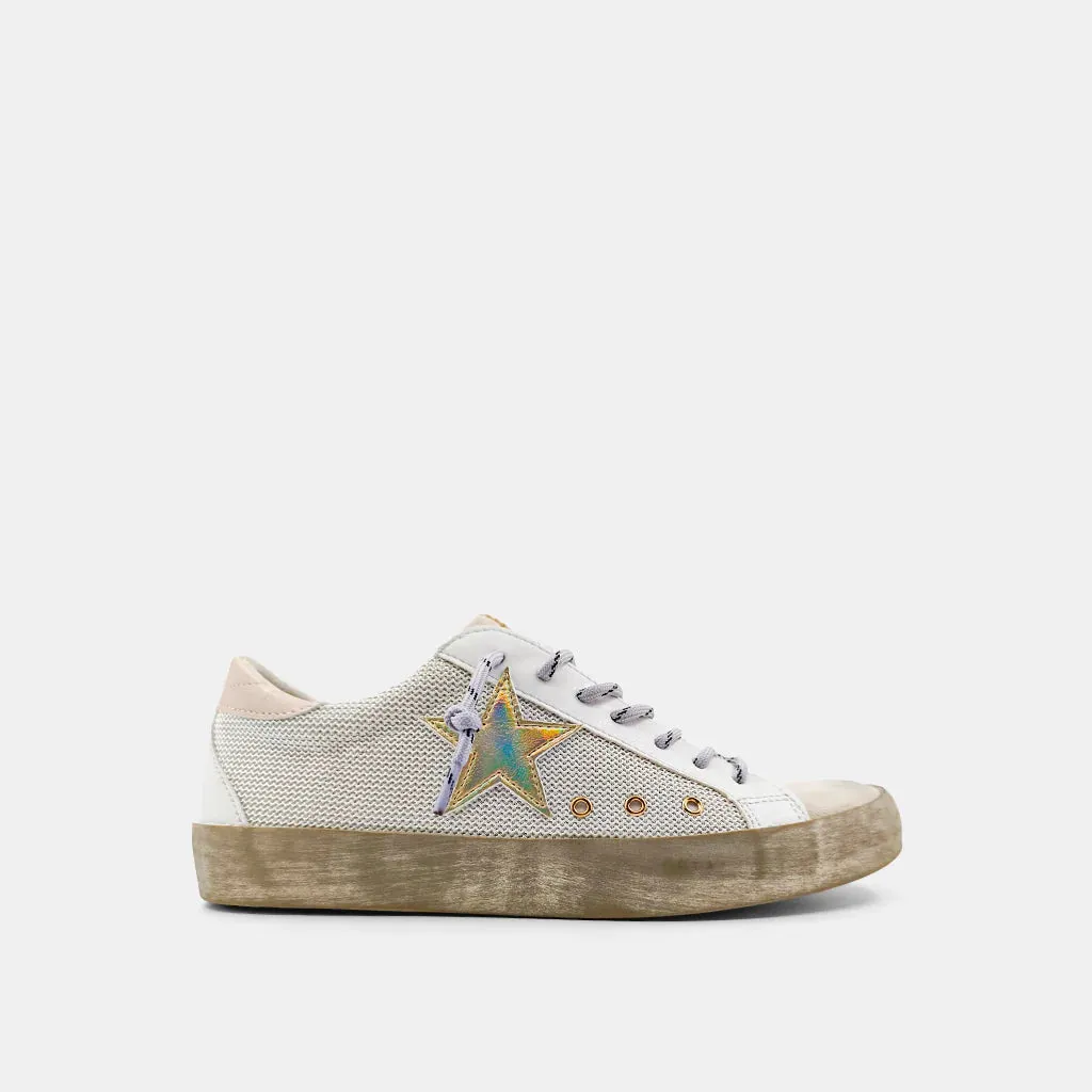 Shu Shop Paula Sneakers - Bone Mesh