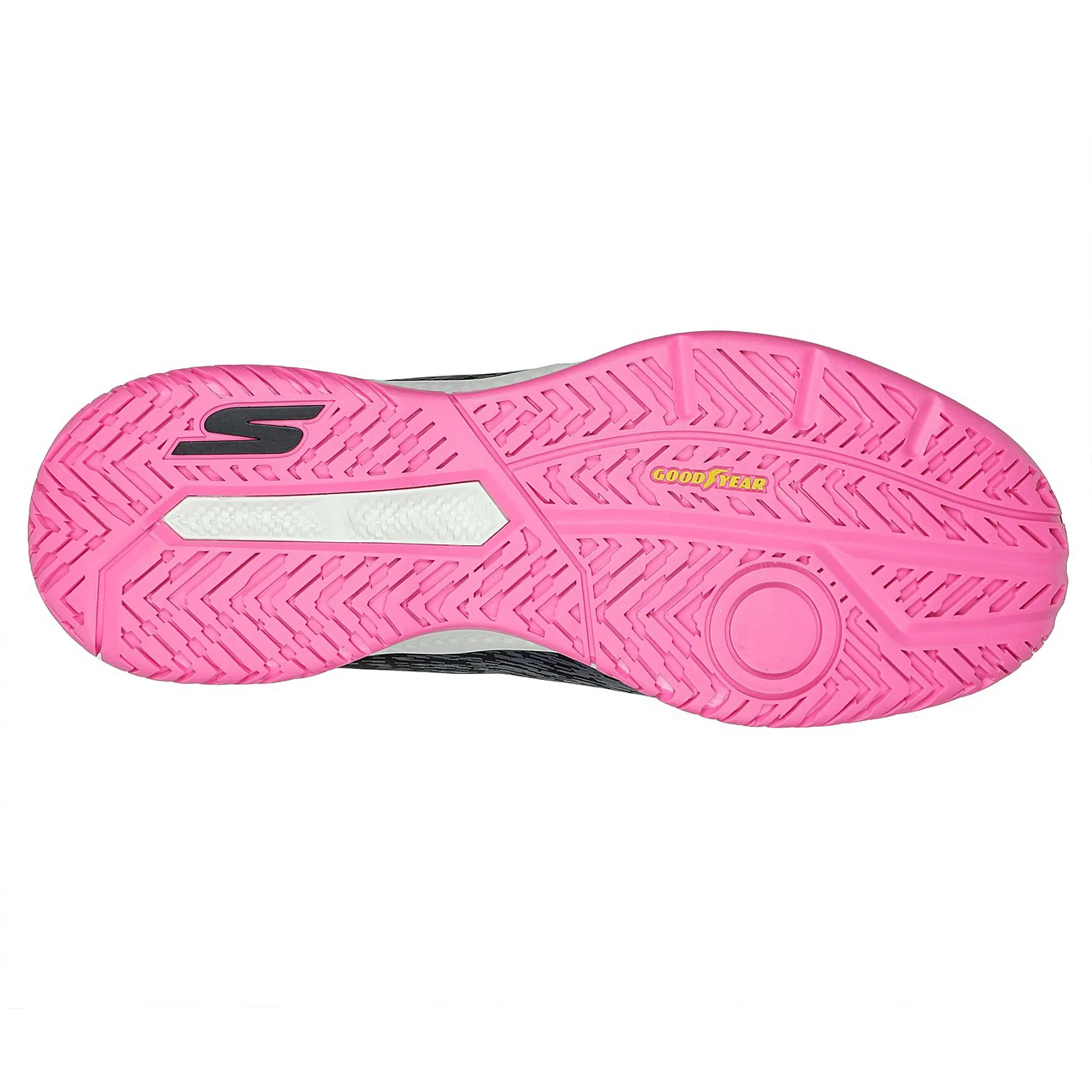 Skechers Viper Court- Pickleball Shoes (Black/ Pink)