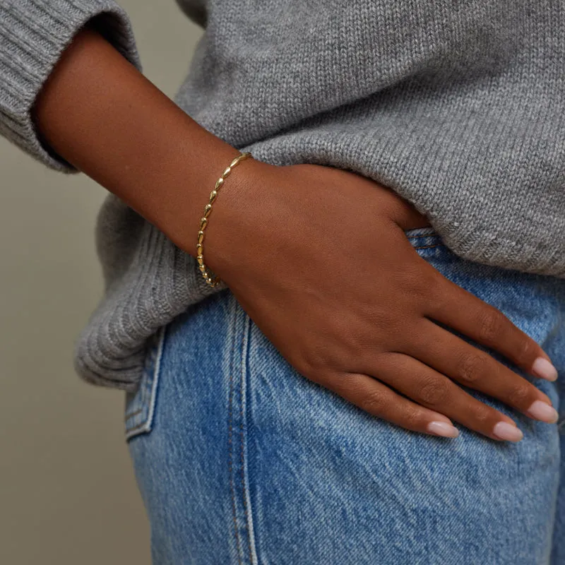 Small Dome Tennis Bracelet