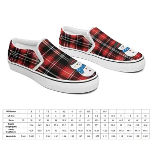 Snowman Printed Slip-on Canvas Shoes  for Christmas, Holiday Season, Gift for Christmas