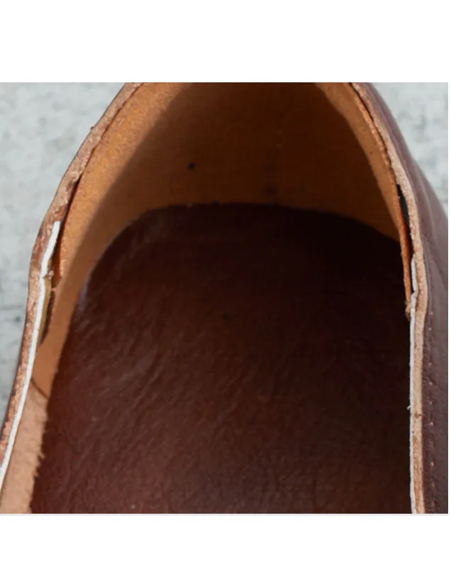 Soft Insole Outsole Handmade Retro Flat Shoes