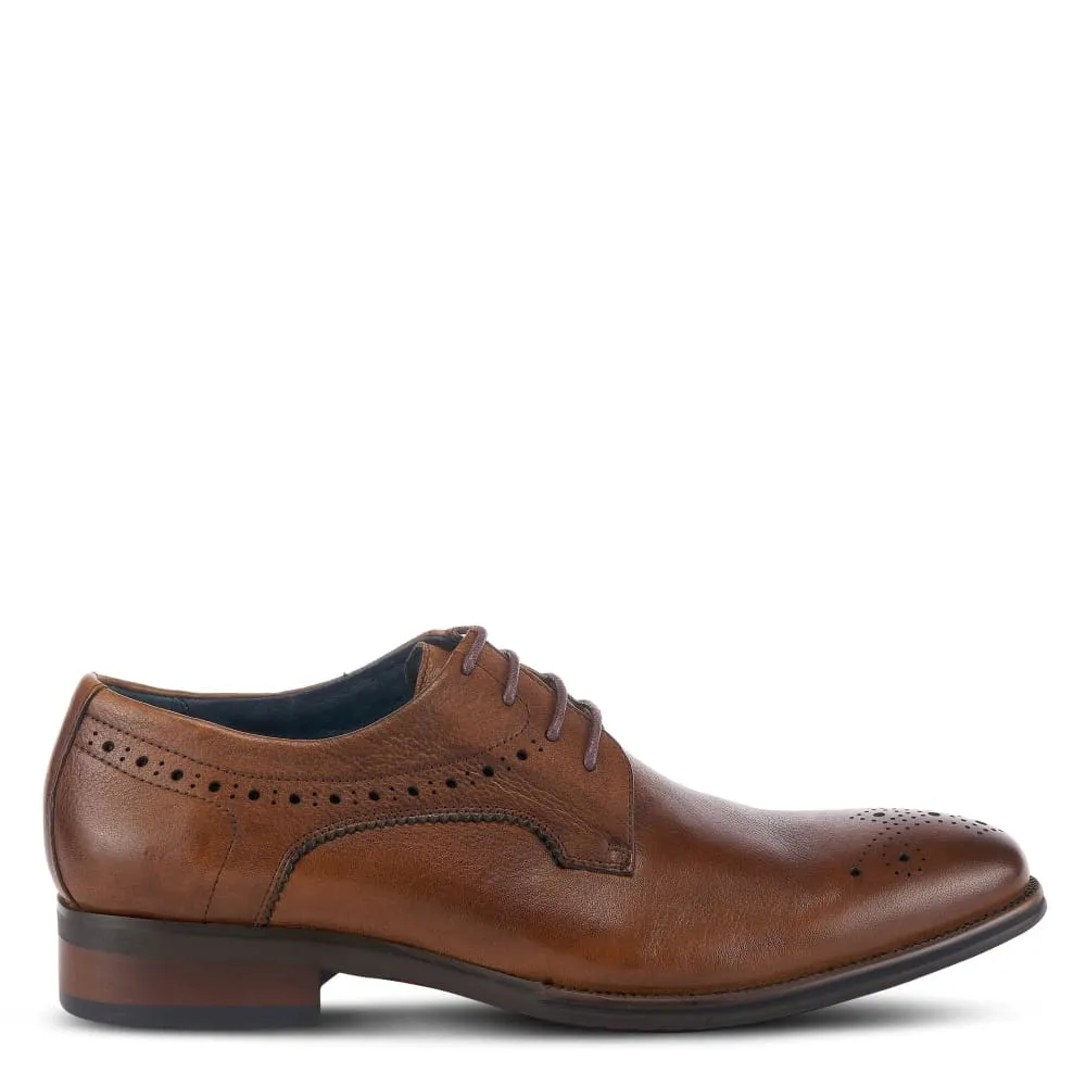 Spring Step Shoes Charlie Men's Leather Wingtip Derby Style Shoes