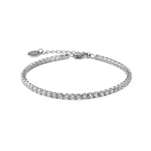 Stainless tennis bracelet