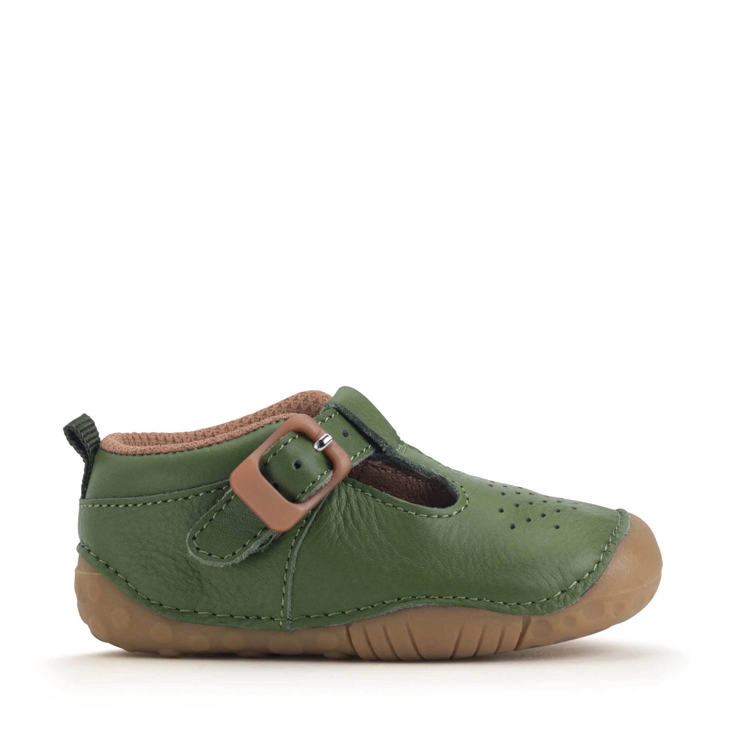 Start Rite Baby Jack Boys Khaki T-Bar Infants Shoe