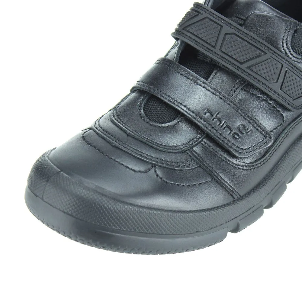 Start-rite Rhino Warrior Boys Black School Shoe