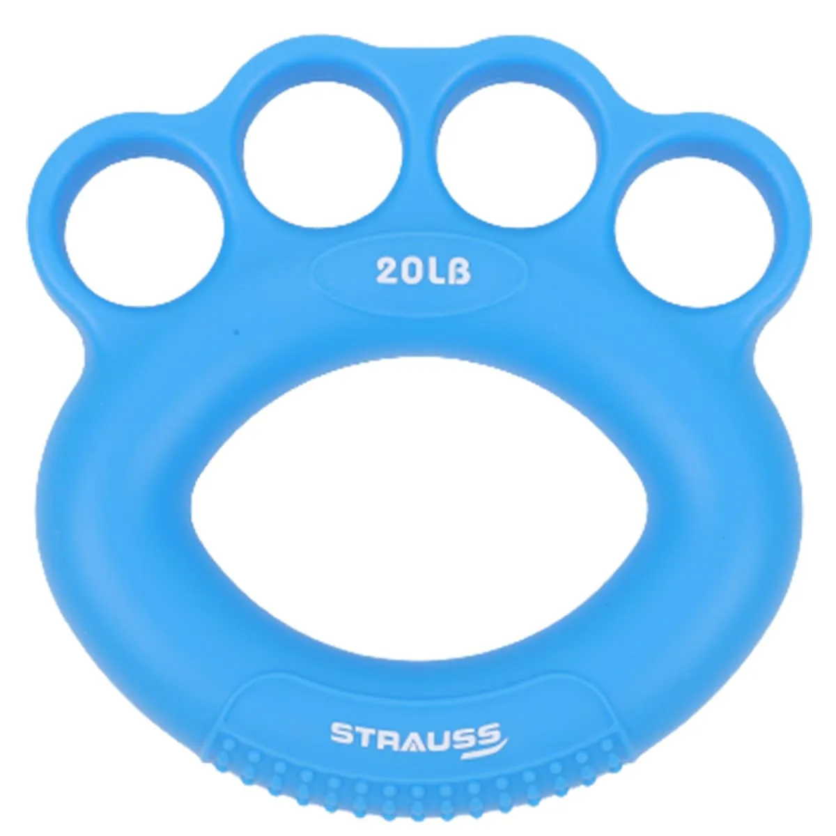 Strauss Adjustable Finger and Hand Exerciser | Finger&Palm Gripper | Hand Strengthener for Carpal Tunnel Relief and Grip Strength for Men & Women, (Blue)