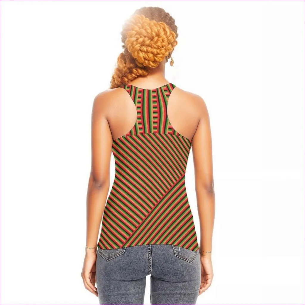 Striped Galore Women's Racerback Tank Top