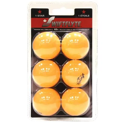 Swiftflyte 1 Star Table Tennis Ball 6-Pack