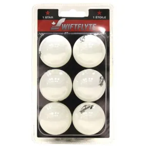 Swiftflyte 1 Star Table Tennis Ball 6-Pack