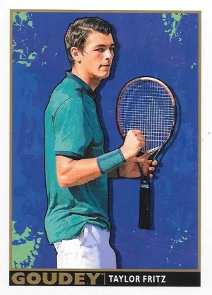 Taylor Fritz, Goudey, 2017 Upper Deck Goodwin Champions