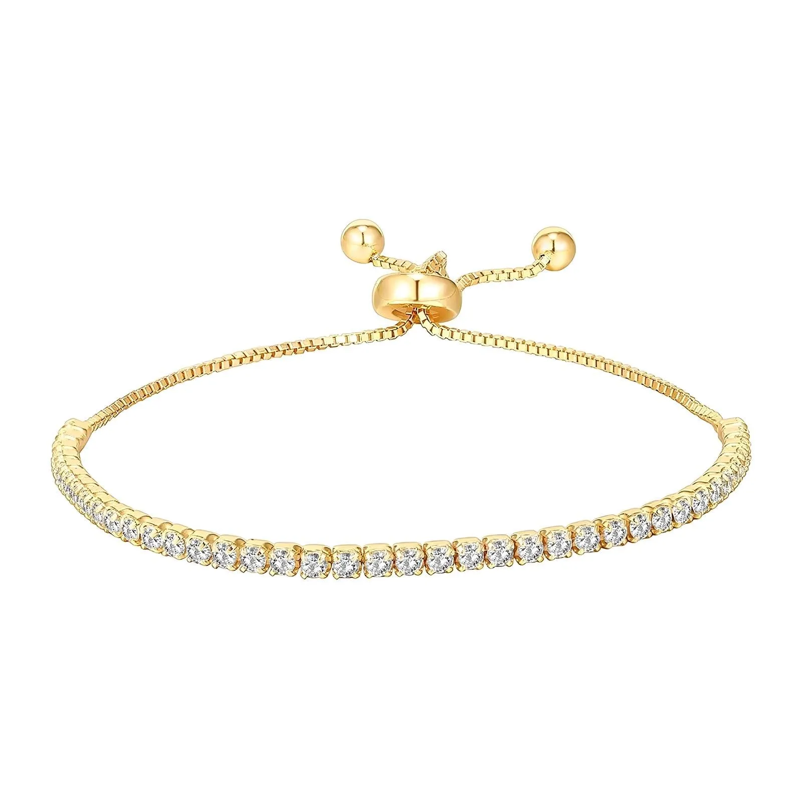 Tennis for anyone gold bracelet – Tarnish Proof Jewellery