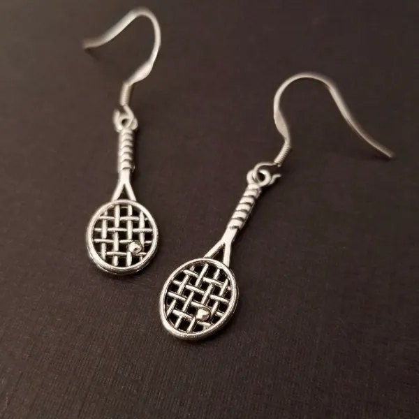 Tennis Racquet Earrings