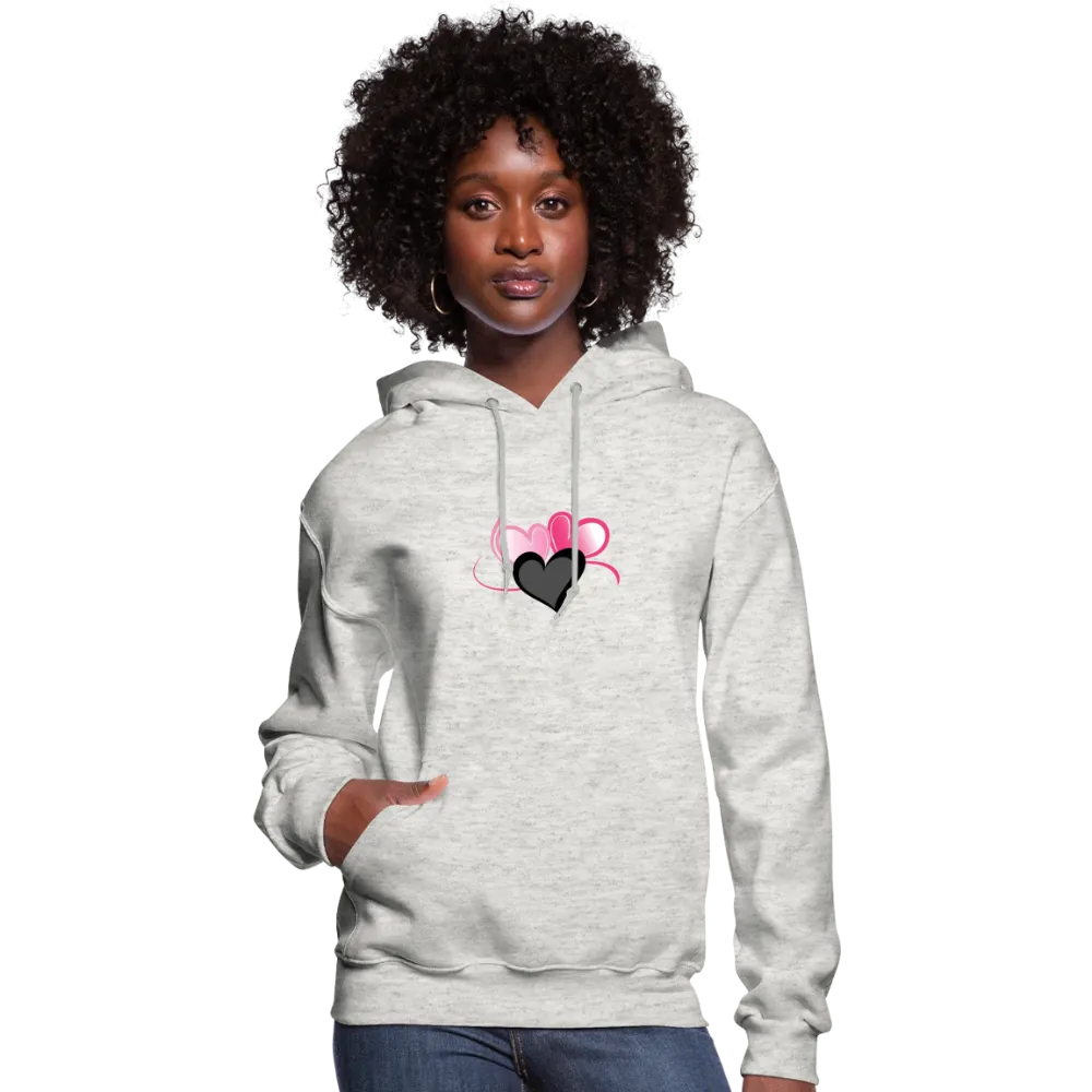 Three Heart Cord Women's Hoodie - Ships from The US