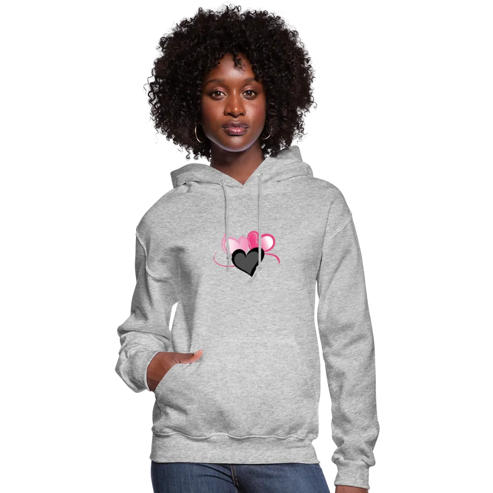 Three Heart Cord Women's Hoodie - Ships from The US