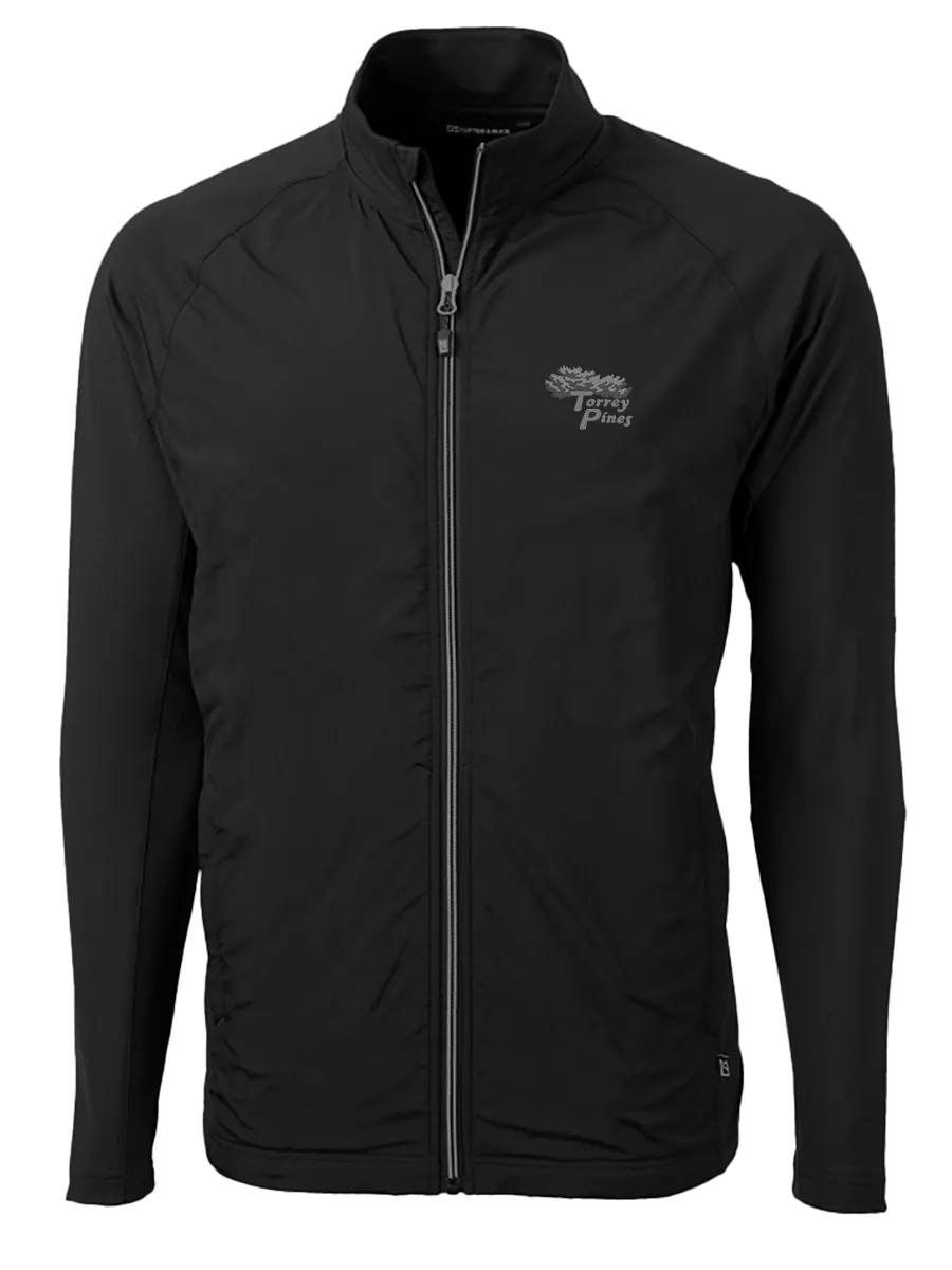 Torrey Pines Men's Adapt Eco Knit Hybrid Full Zip Jacket