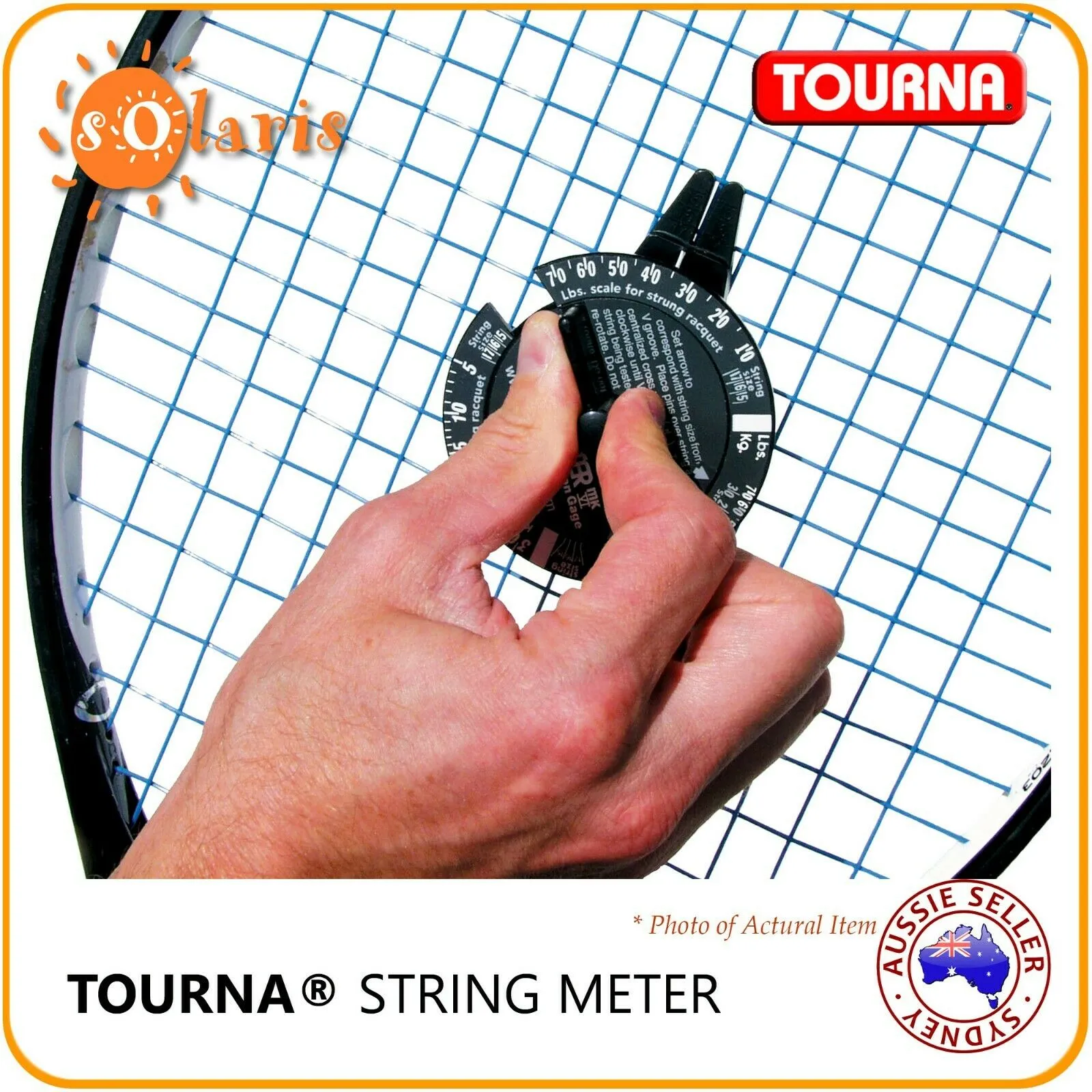 TOURNA STRINGMETER Tennis Racquet String Tension Measuring Device