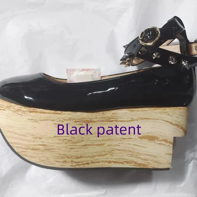 Trendy Wood Grain Rocking Horse Inspired Shoes