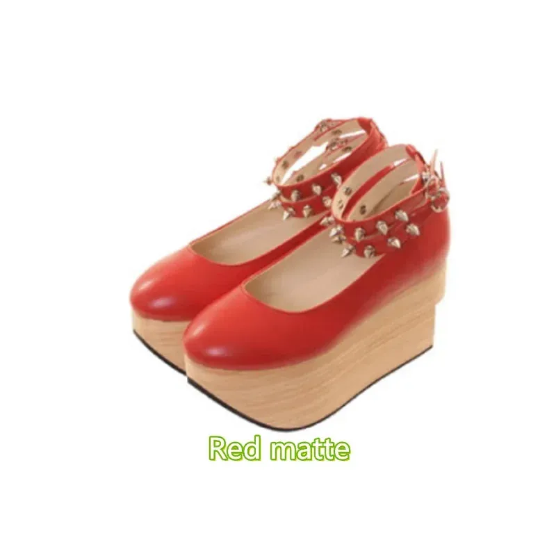 Trendy Wood Grain Rocking Horse Inspired Shoes