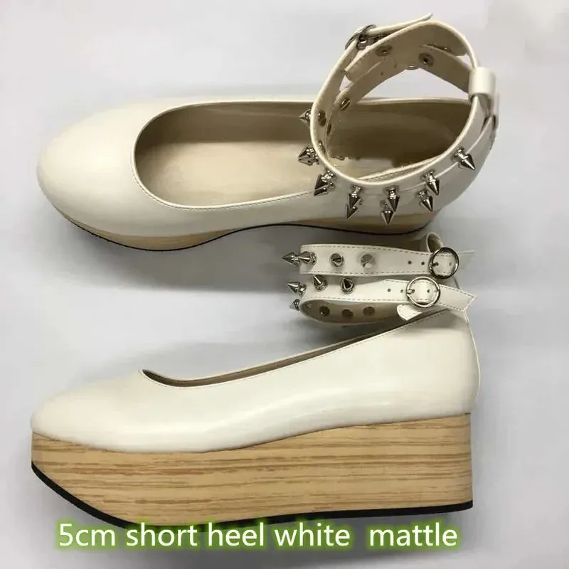 Trendy Wood Grain Rocking Horse Inspired Shoes