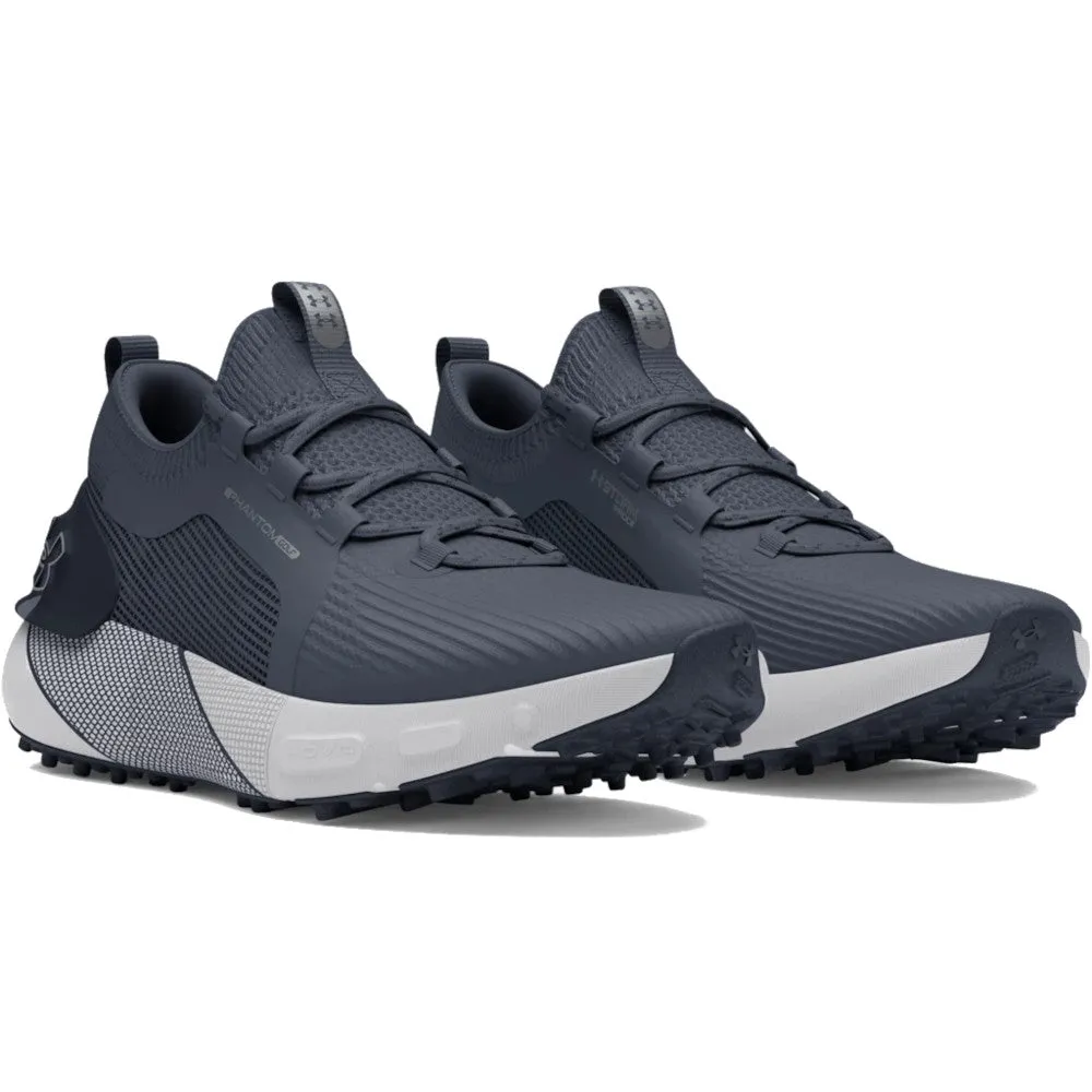 Under Armour Phantom Golf Spikeless Waterproof Shoes - Downpour Gray/Midnight Navy/Metallic Silver