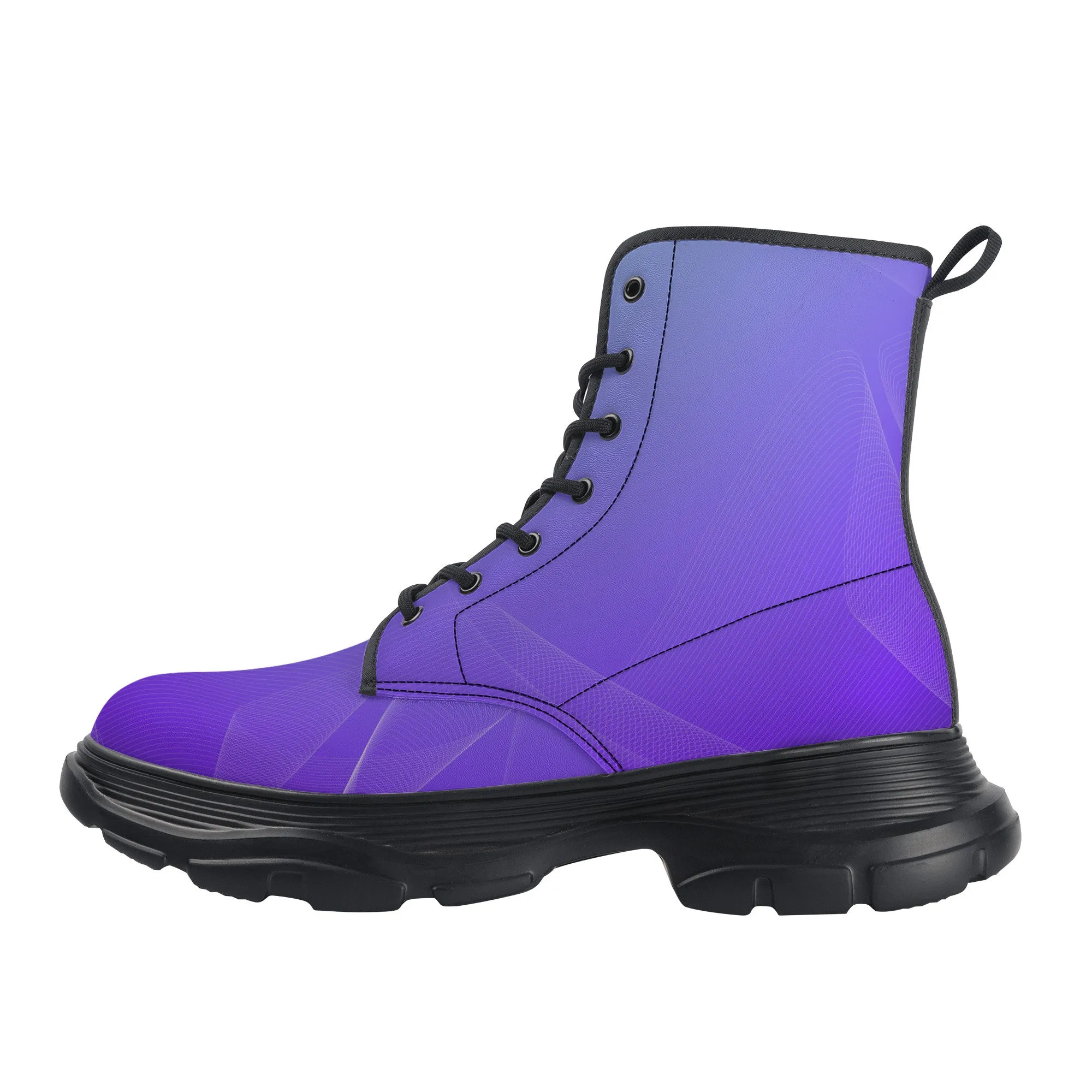 Unisex Chunky Boots - Purple