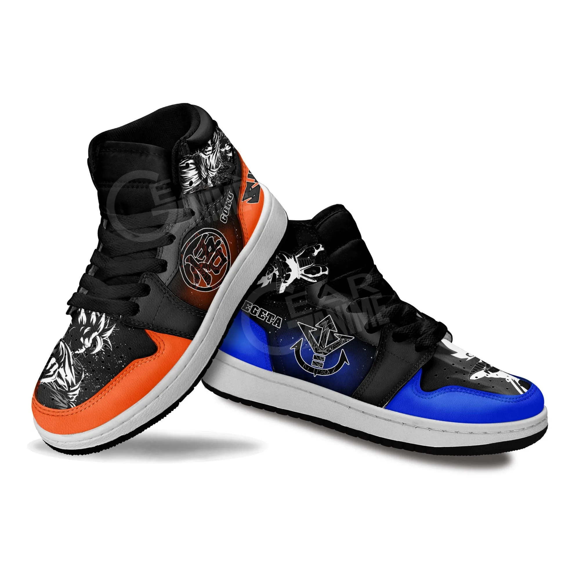 Vegeta and Goku Kids Sneakers Dragon Ball Anime Shoes For Kids