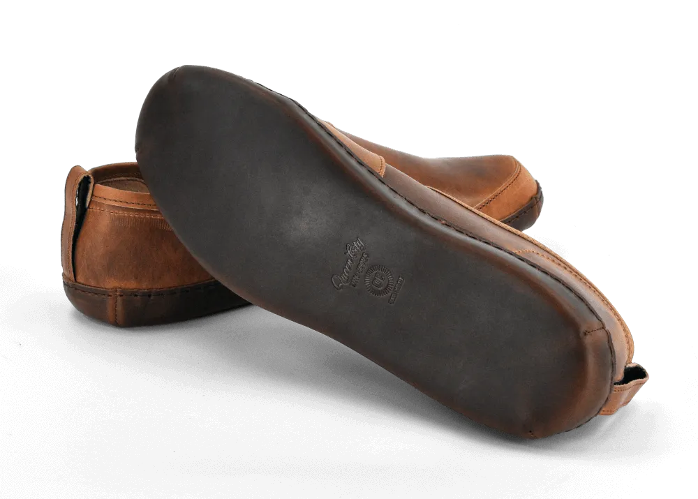 Vermont House Shoes®: Premium Horween Loafer in Cognac