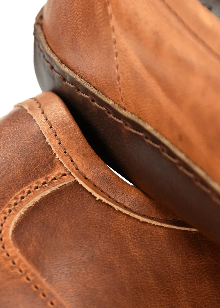 Vermont House Shoes®: Premium Horween Loafer in Cognac