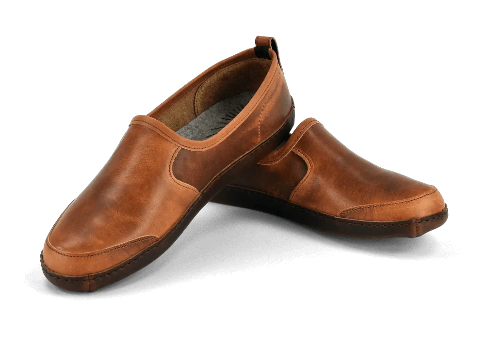 Vermont House Shoes®: Premium Horween Loafer in Cognac