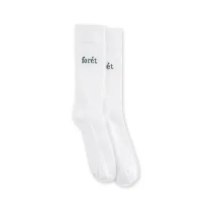 Walk Socks (White   Dark Green)