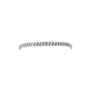 White Gold Diamond 3 Strand Tennis Bracelet