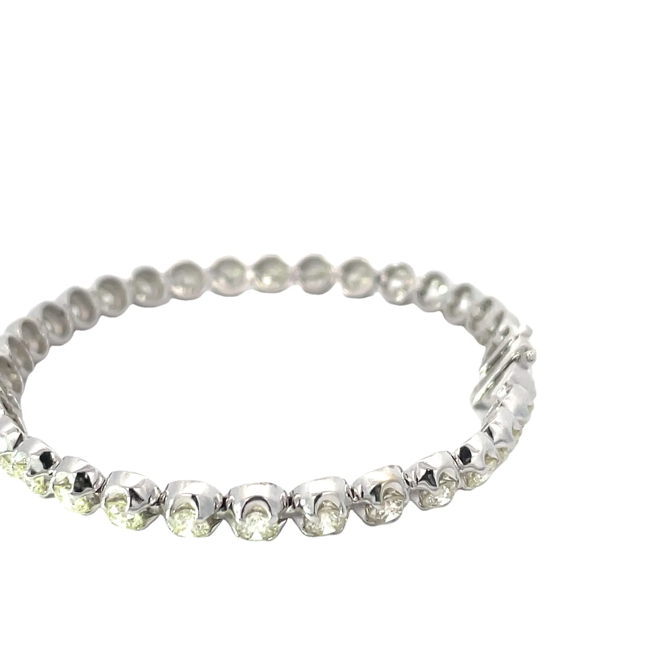 White Gold Diamond 6CT Tennis Bracelet