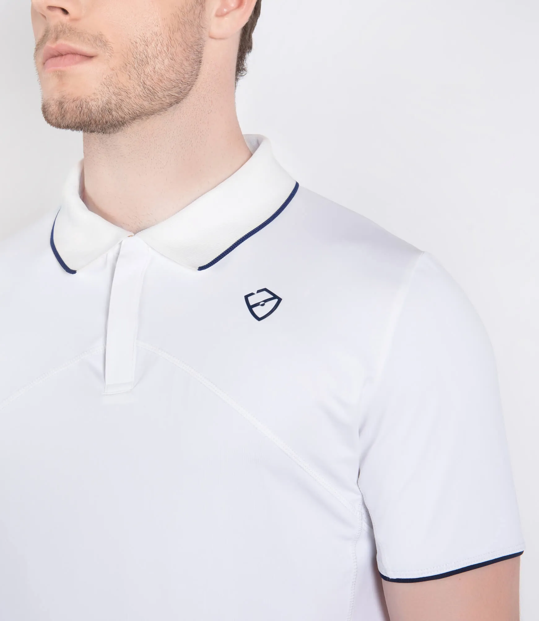 William Polo - White/Navy