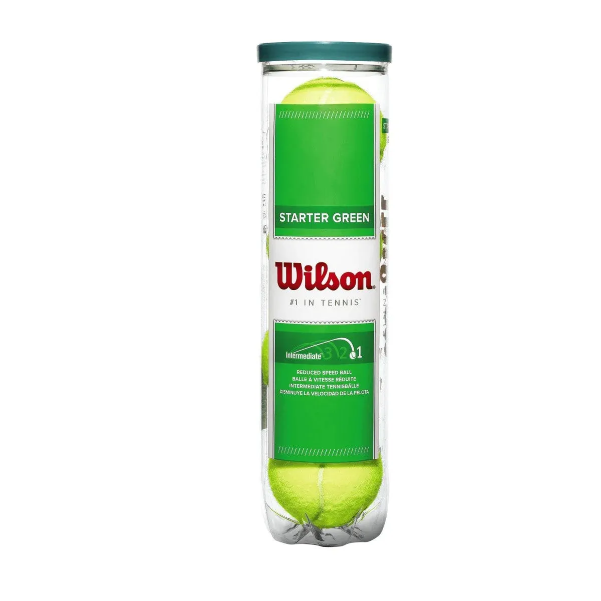 Wilson Starter JUNIOR & BEGINNER Green Tennis balls bottle [WS]