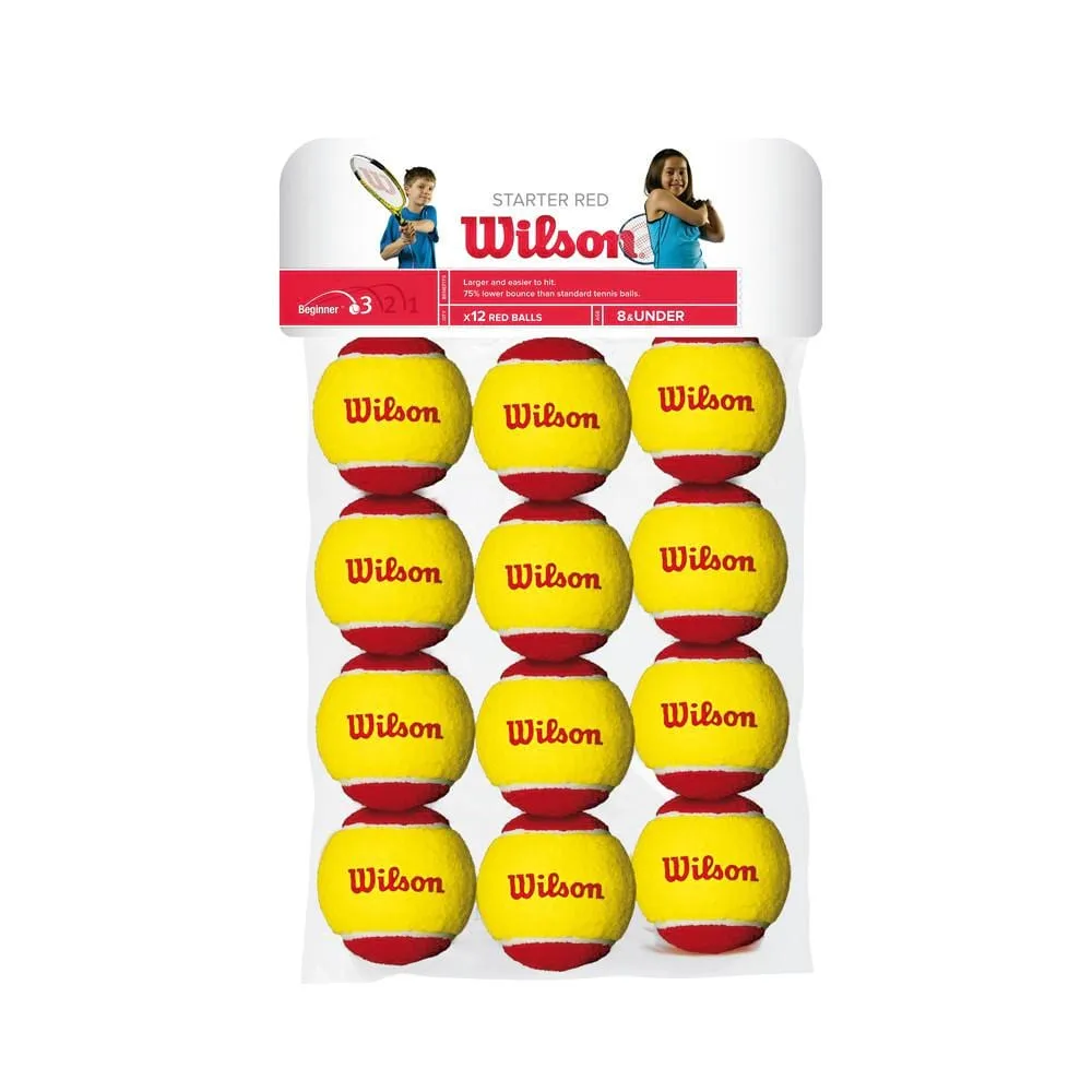 Wilson Starter Red 12-Pack Tennis Balls