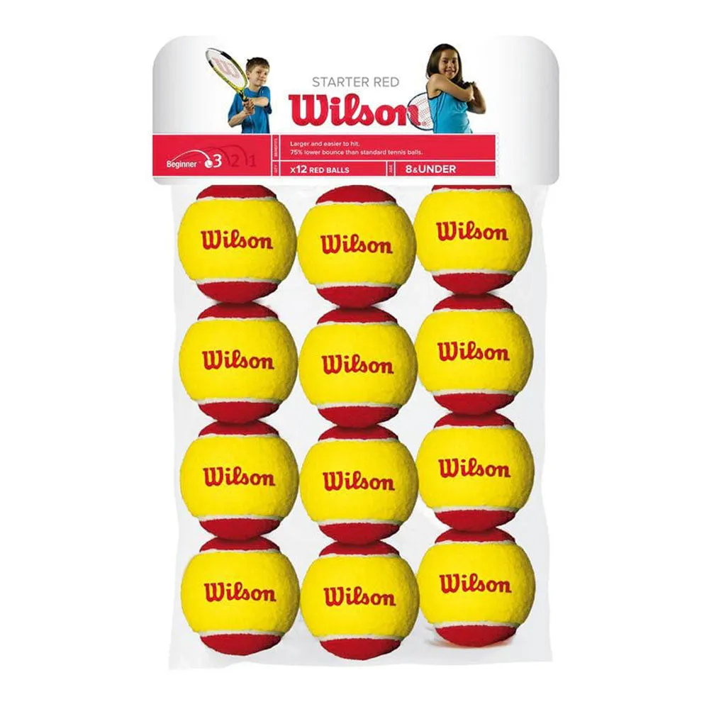 Wilson Starter Red 12-Pack Tennis Balls