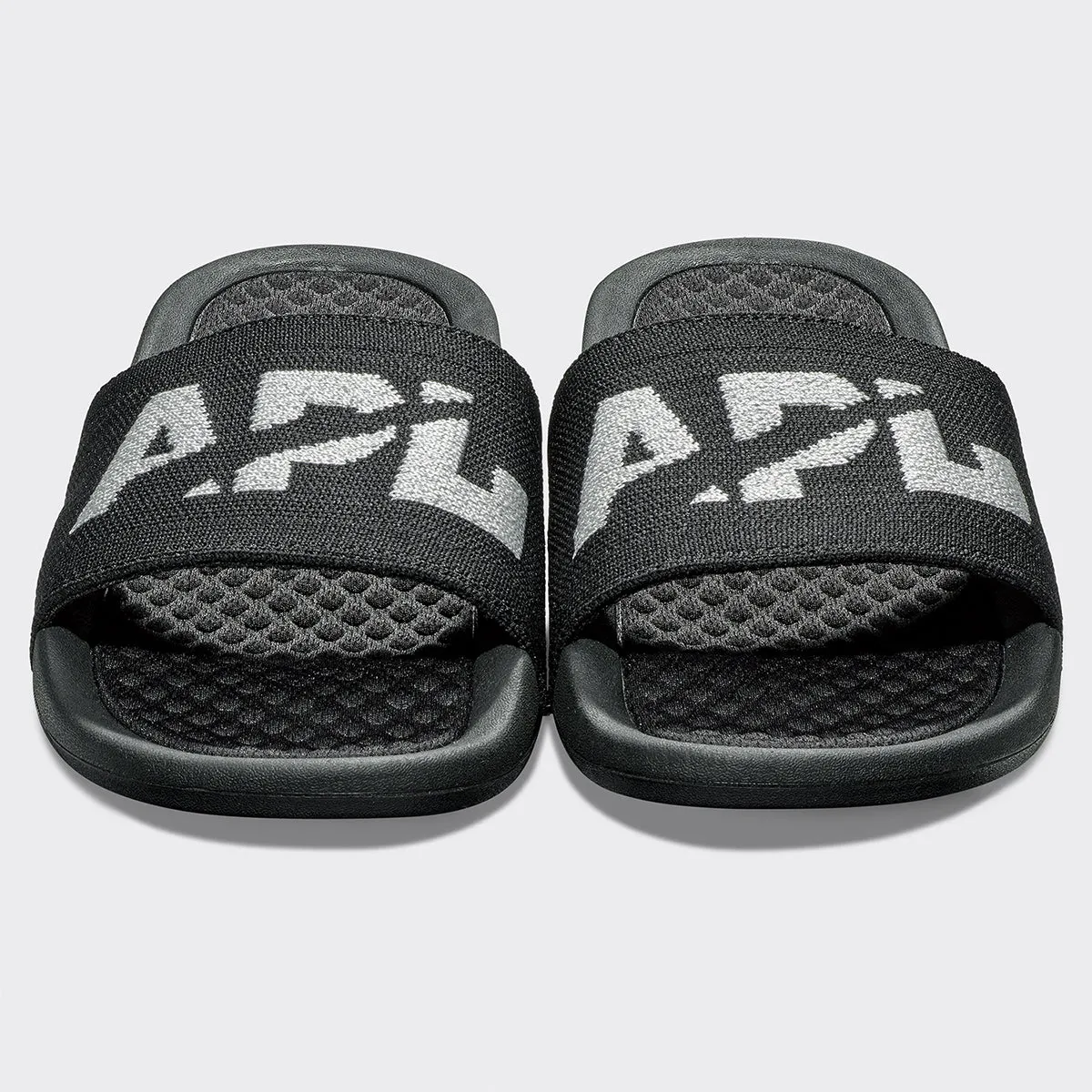 Women's Big Logo TechLoom Slide Black / Reflective Silver