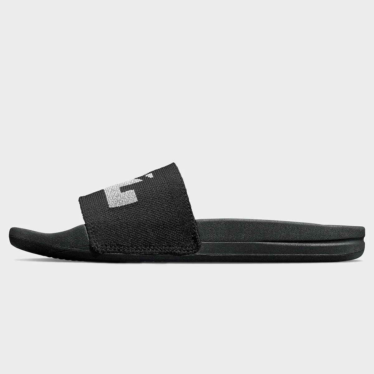 Women's Big Logo TechLoom Slide Black / Reflective Silver