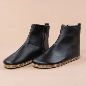 Women's Black Barefoot Boots