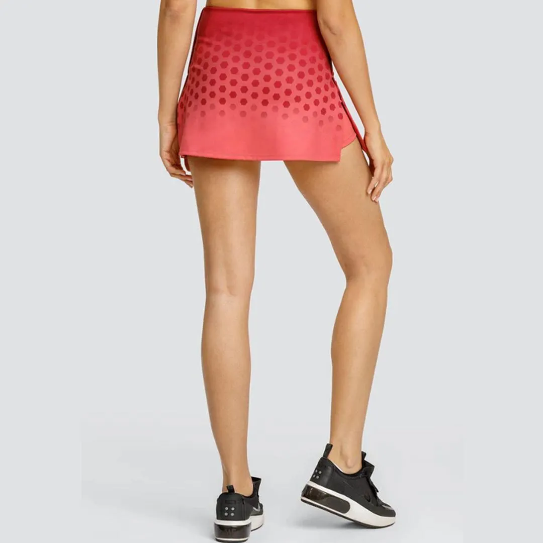 Women`s Capri 13.5 Inch Tennis Skort Hex Ombre