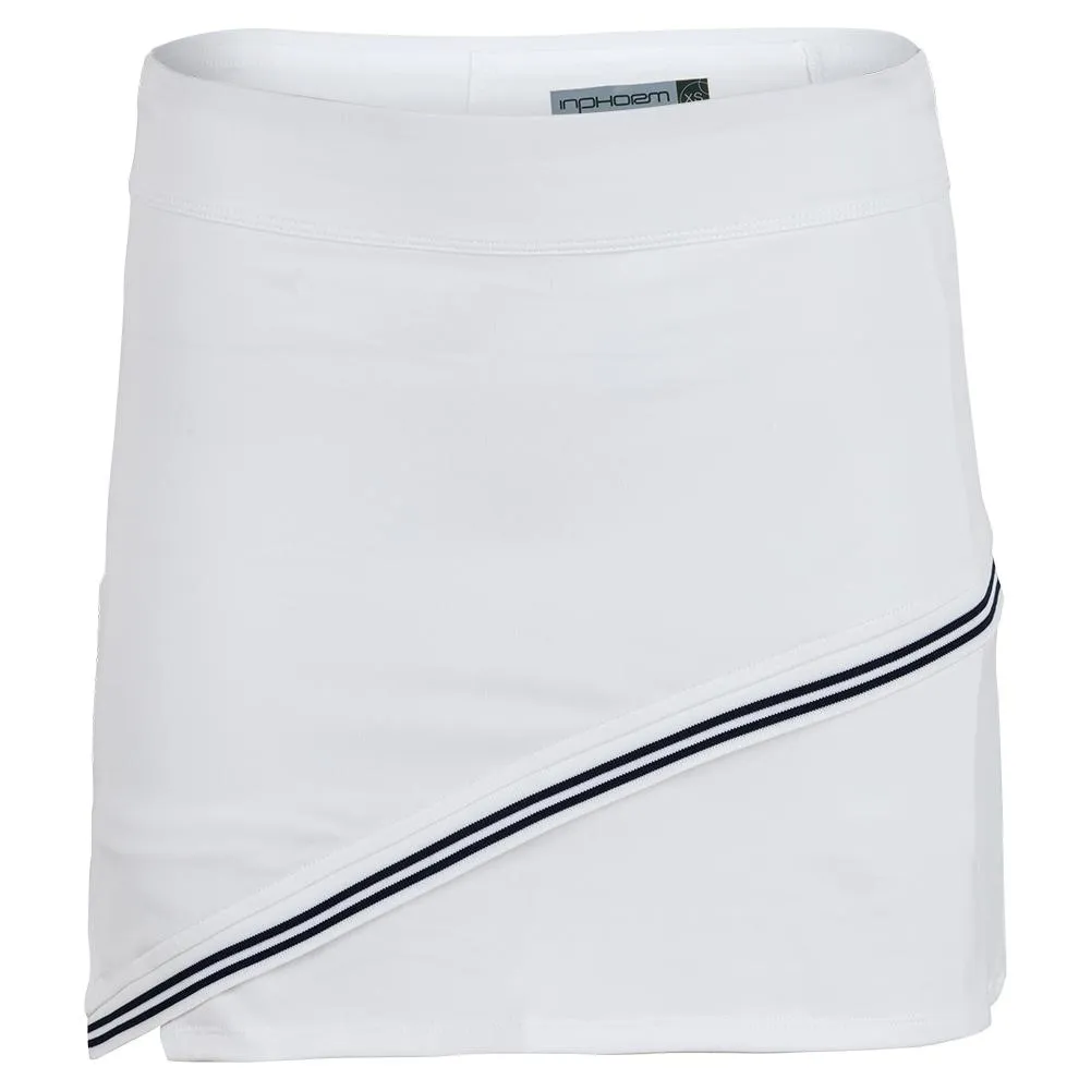 Women's Chloe Tennis Skort White and Midnight