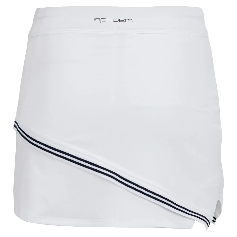 Women's Chloe Tennis Skort White and Midnight