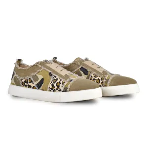 Women's comouflage and Leopard Sneaker