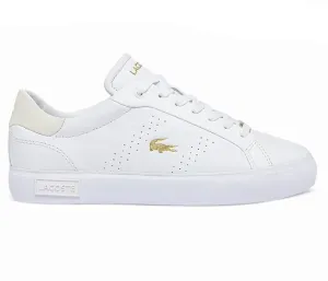 Women's Lacoste Powercourt 2.0 0722 (White/Gold)