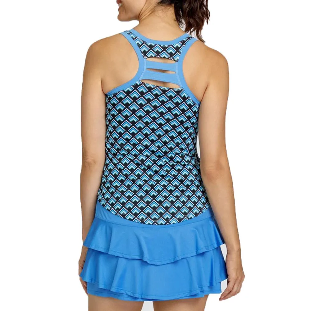 Women's Mia Racerback Tennis Tank Static Motion