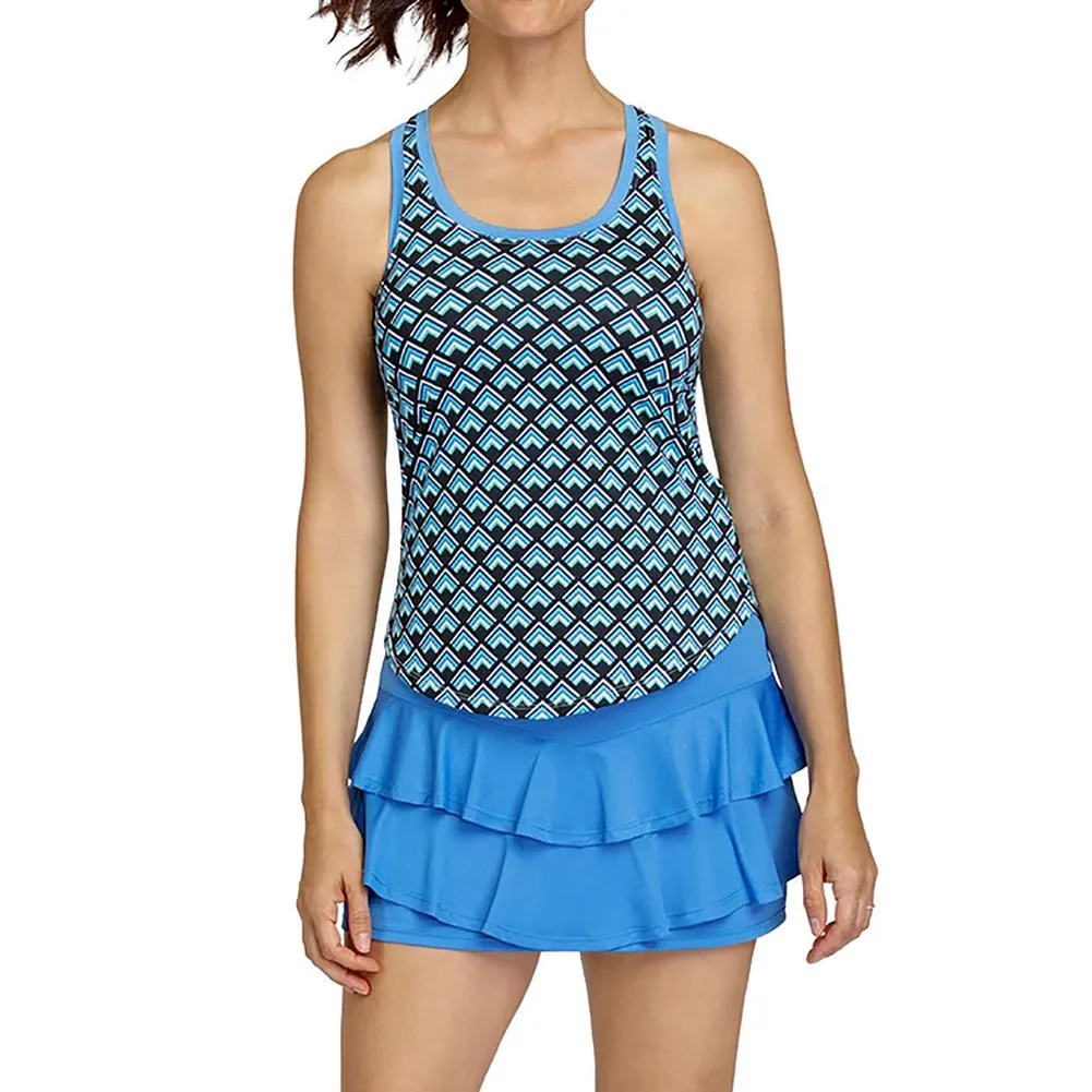 Women's Mia Racerback Tennis Tank Static Motion