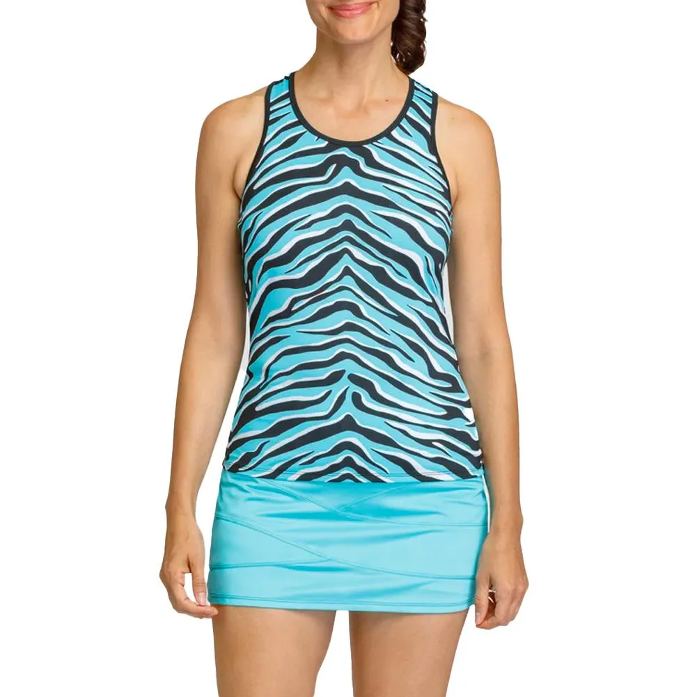 Women's Nessie Tennis Tank Mountain Zebra