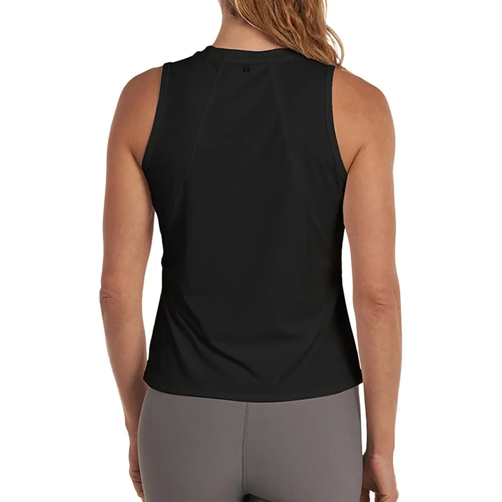 Women`s Performance Tennis Tank Black