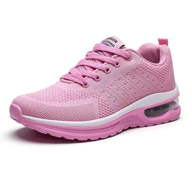 Women's popular breathable air cushion platform tennis sneakers